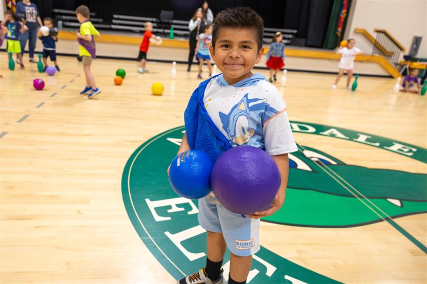 Students in PE